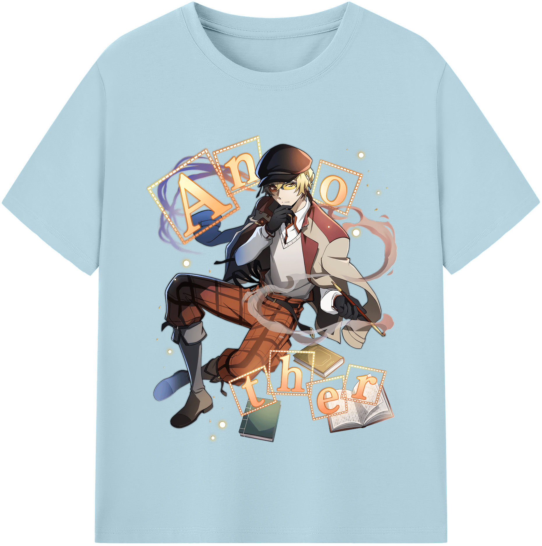 （画像用） 文豪ストレイドッグス Bungo Stray Dogs 綿100％半袖Tシャツ（フロントプリント）